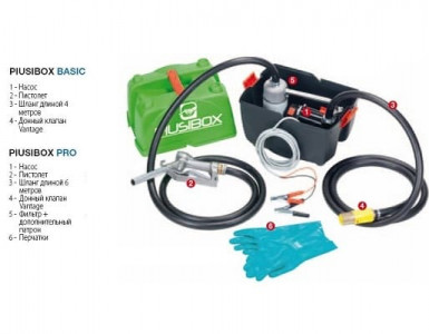 Piusi Box Pro комплект заправочный дизельного топлива солярки