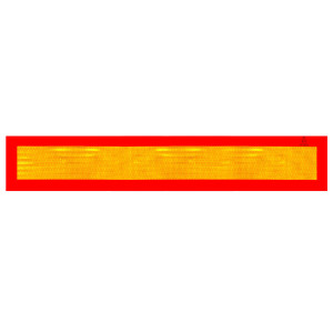 Задний опознавательный знак для прицепа 1130 х 196 мм (металл) RF