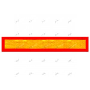 Задний опознавательный знак для прицепа 1130 х 198 мм (наклейка) RF